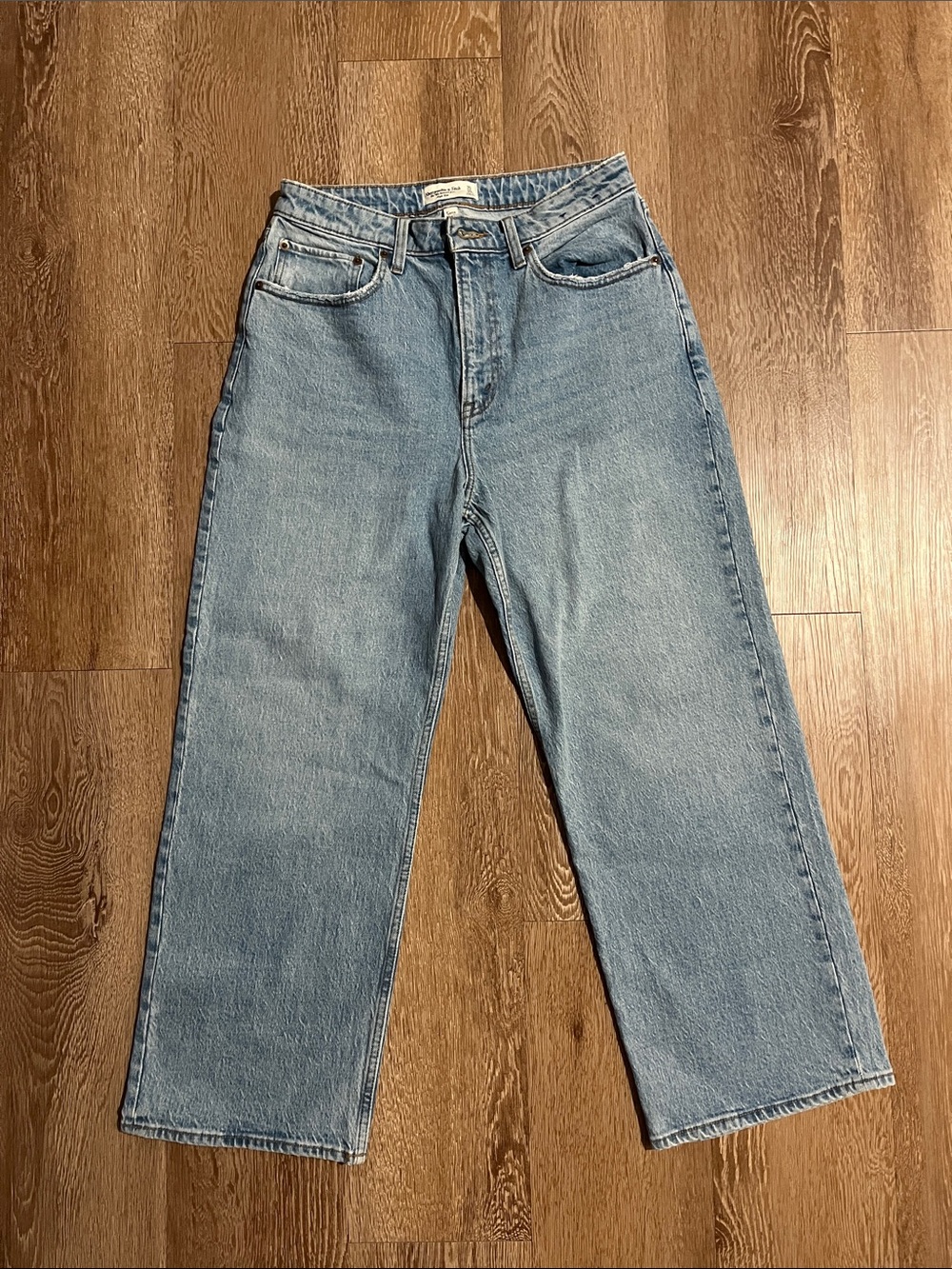 Abercrombie & Fitch Light Blue Straight Leg Jeans